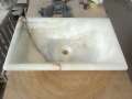 Квадратной формы раковины ванной комнаты оникс и бассейна