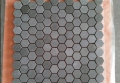 Черного базальта камень шестигранная мозаика плитка