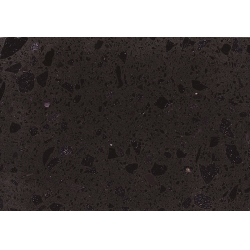 Камень искусственный полированный черный кварцевый