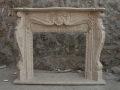 Французский стиль белый мраморный камин каминные